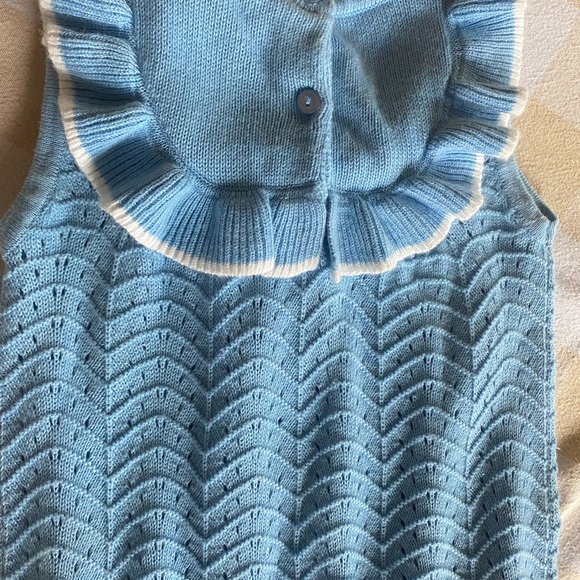 Janie and Jack Knitted Romper - Picture 3 of 5